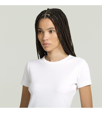 G-Star Hvid T-shirt med httermer