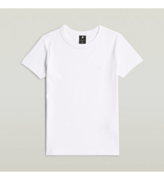 G-Star Hvid T-shirt med httermer