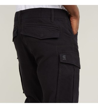 G-Star Pantaloni affusolati regolari Rovic Zip 3D neri