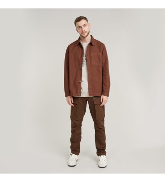 G-Star Rovic Zip 3D Regular Tapered Trousers marron