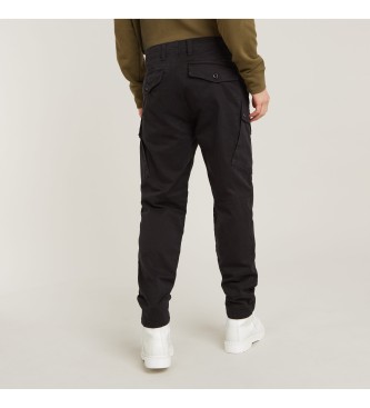 G-Star Cargo trousers Roxic straight tapered black