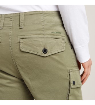 G-Star Roxic straight tapered cargo trousers green