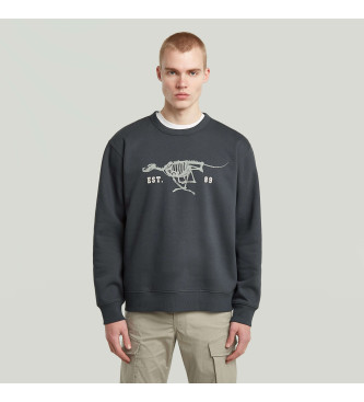 G-Star Running dog back jumper grey