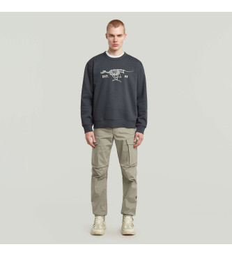 G-Star Running dog back jumper grey