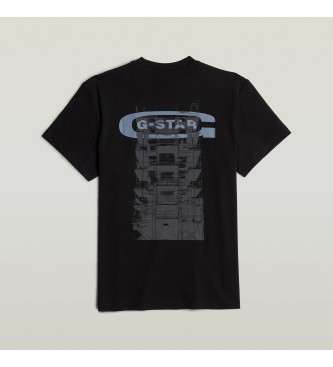 G-Star Scaffolding Back Graphic T-shirt black