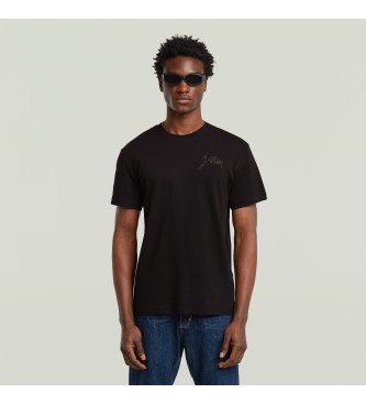 G-Star T-shirt Script svart