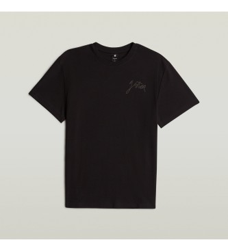 G-Star T-shirt Script svart