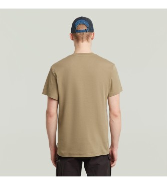 G-Star Beige Script T-shirt