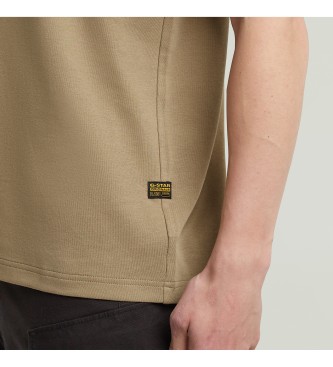 G-Star Beige Script T-shirt