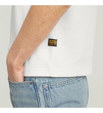 G-Star T-shirt Script biały