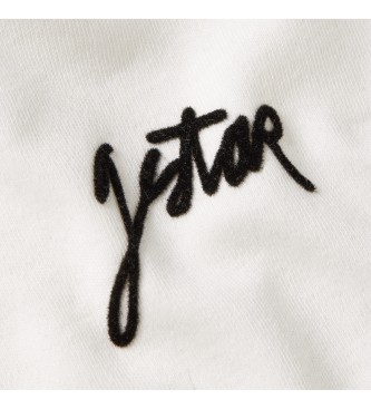 G-Star T-shirt Script biały
