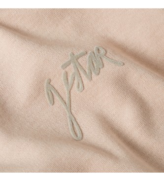 G-Star Koszulka Script w kolorze różowym