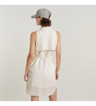 G-Star Sleeveless Dress Short white