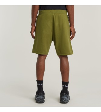 G-Star Nifous fleece shorts green