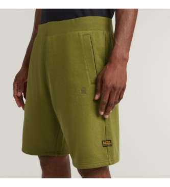 G-Star Nifous fleece shorts green