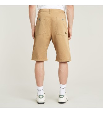 G-Star Short Chino plisado beige