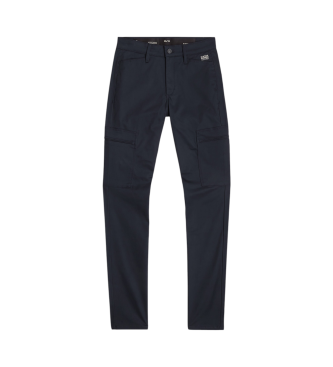 G-Star Granatowe spodnie Skinny Cargo 2.0