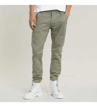 G-Star Spodnie chino skinny 2.0 zielone 