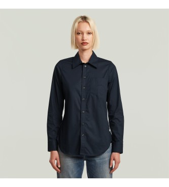 G-Star Slim fit poplin shirt navy