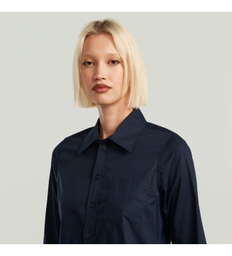 G-Star Slim fit poplin shirt navy