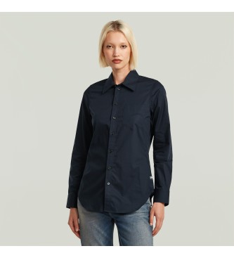 G-Star Slim fit poplin shirt navy