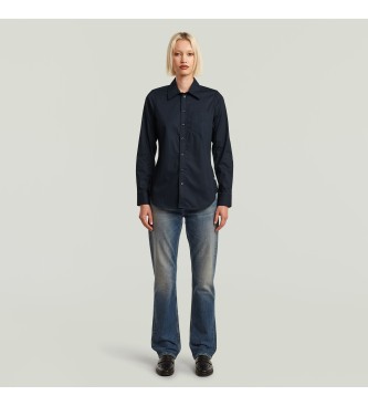 G-Star Slim fit poplin shirt navy