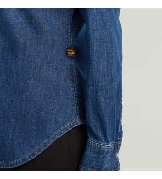 G-Star Camicia blu slim fit western