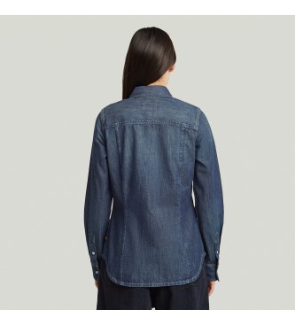 G-Star Camicia slim western blu scuro