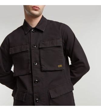 G-Star 4 Pocket berhemd schwarz