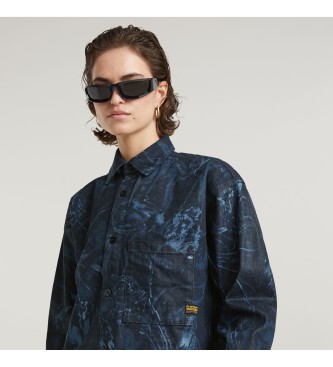 G-Star Afslappet marinebl overshirt