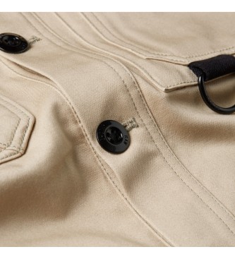 G-Star Beige overshirt med tape