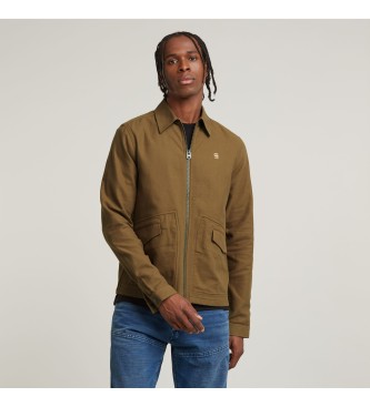 G-Star Zip overshirt green