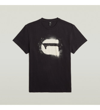 G-Star T-shirt Spray Logo black