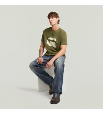 G-Star T-shirt Spray G Logo grn