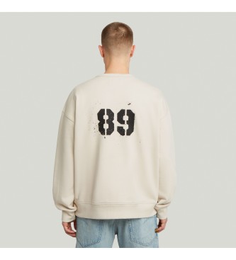 G-Star Sweat-shirt beige Sprayed 89