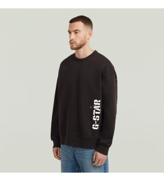 G-Star Sweatshirt Sprayed 89 preto