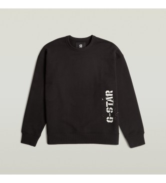 G-Star Sweatshirt Sprayed 89 preto