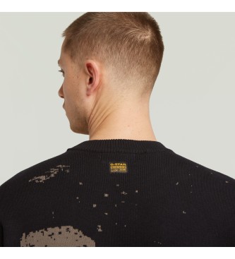 G-Star Felpa nera Sprayed 89
