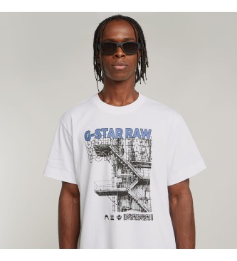 G-Star Stairs Graphic Loose T-shirt white