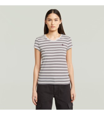 G-Star T-shirt ray Eyben Slim V 2.0 blanc