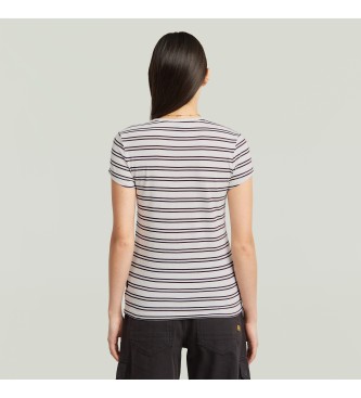 G-Star T-shirt ray Eyben Slim V 2.0 blanc