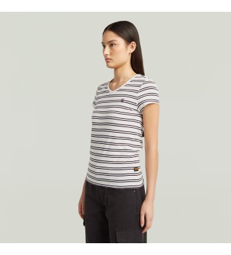 G-Star T-shirt ray Eyben Slim V 2.0 blanc