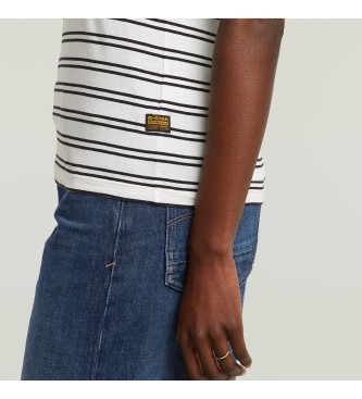 G-Star Stripe Eyben T-shirt white