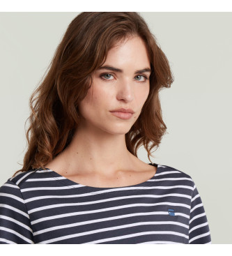 G-Star T-shirt w paski szary