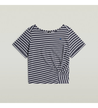 G-Star T-shirt w paski szary