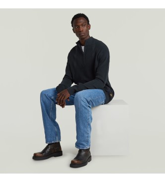 G-Star Structure Half navy jumper