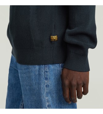 G-Star Structure Half navy jumper