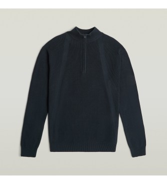 G-Star Structure Half navy jumper