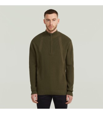 G-Star Structure Half pullover green