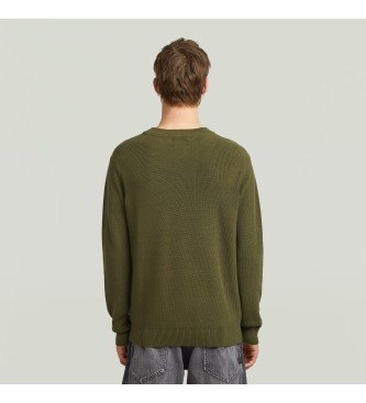 G-Star Structure green jumper